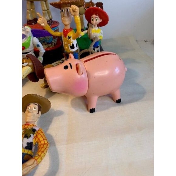 Disney Pixar Toy Story Character Figure Set Buzz Lightyear Woody Jessie Slinky H - Picture 7 of 16